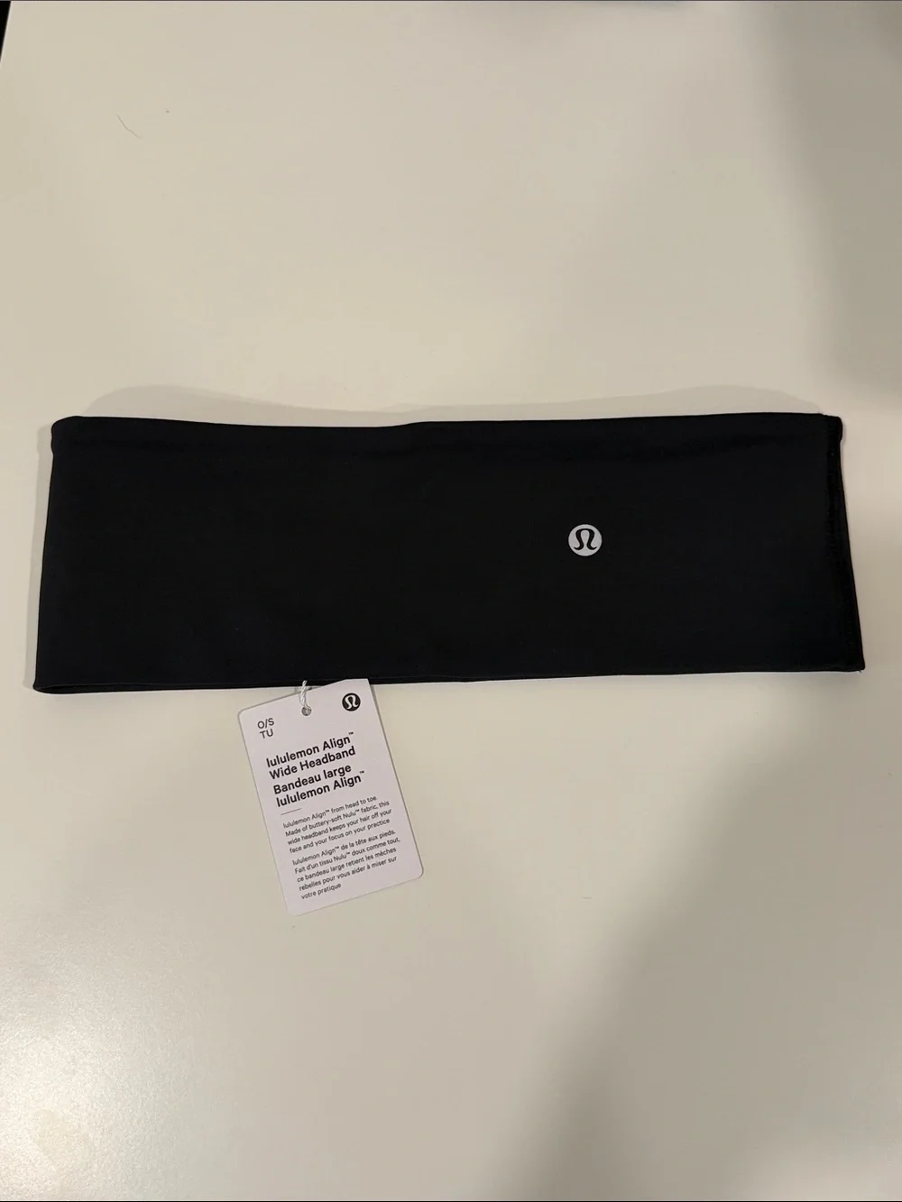 Lululemon Align Black Wide Headband